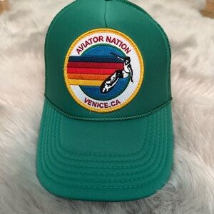 Aviator Nation Emerald Cap with Logo Patch